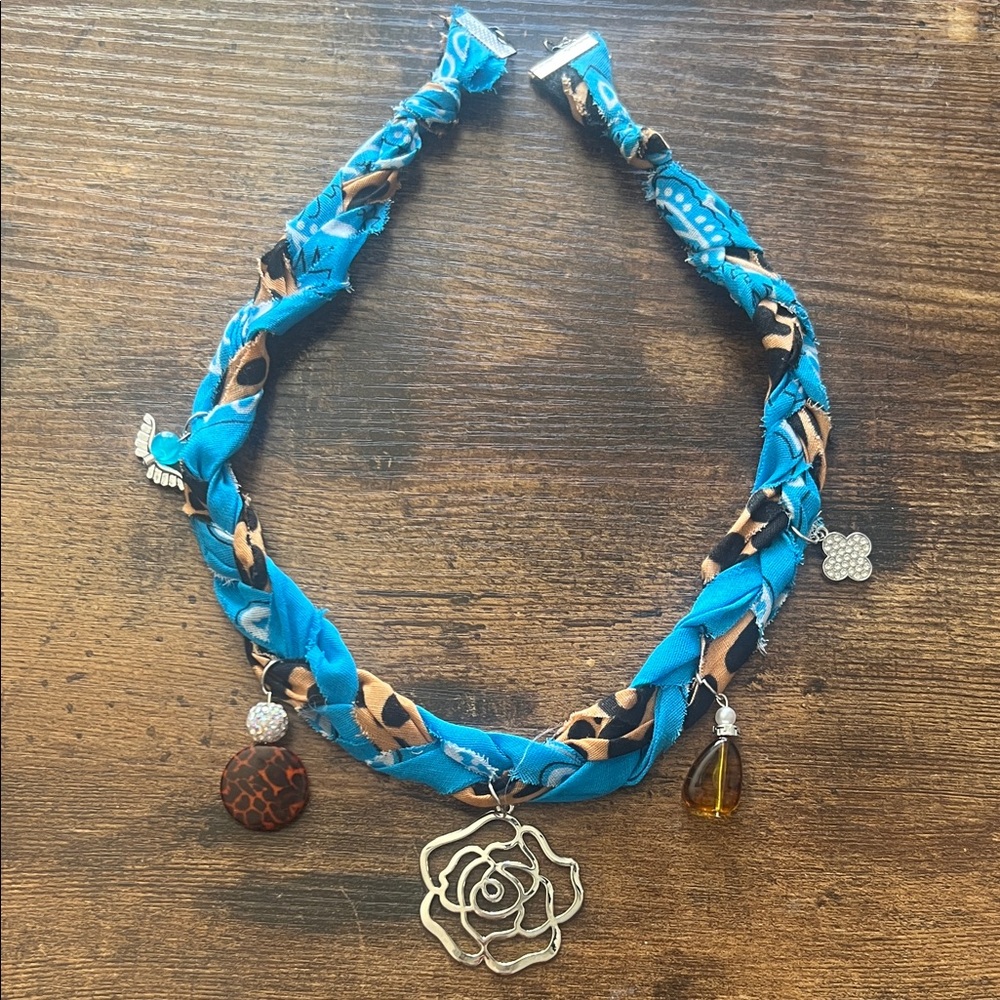 Bandana Charm Necklace